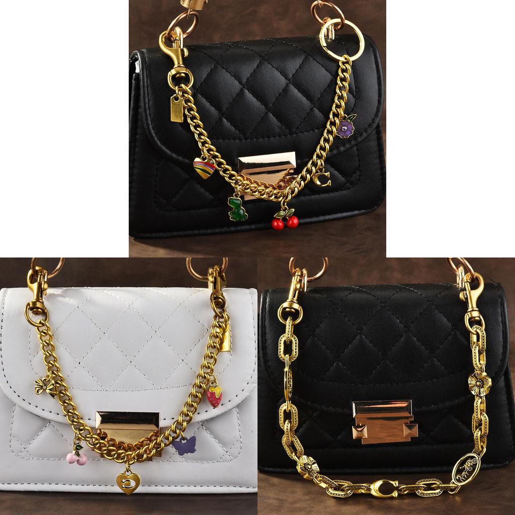 Style Fruit Pendant Bag Charm With Metal Chain For Women