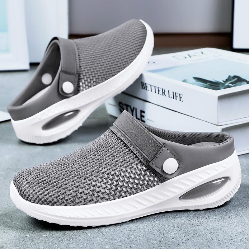 Women's Summer Fashion Slippers Half Slippers Breathable Thick Bottom Soft Outdoor Leisure Sports Shoes Free Shipping