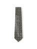 [BEAMS F] Silk Square Pattern Jacquard Necktie for Men, Grey Free