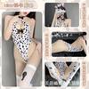 Sexy Lingerie Cute Print Sexy Cow Maid Outfit Pure Desire Uniform Bodysuit