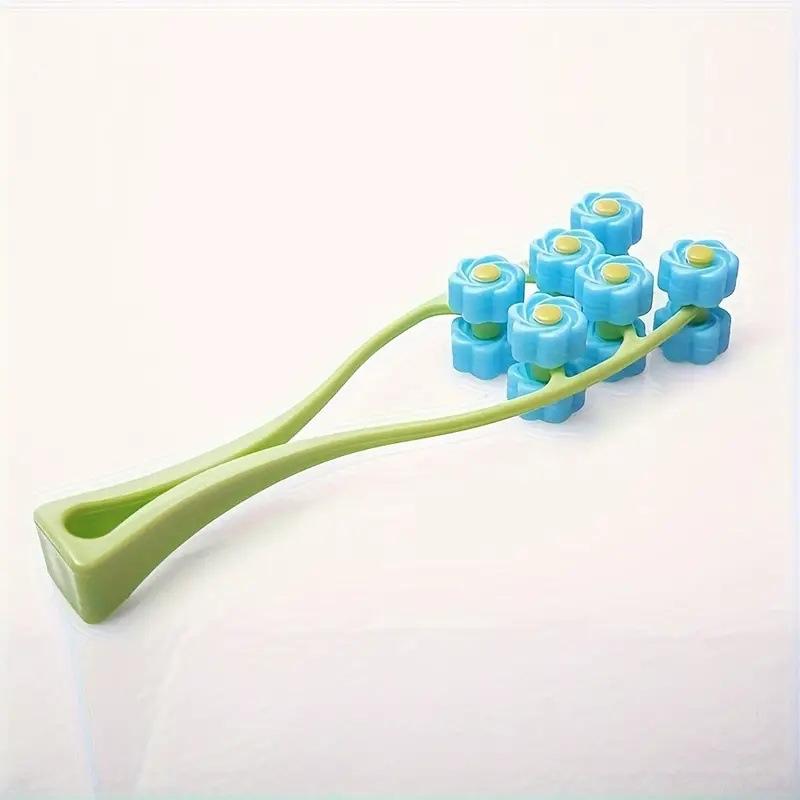 

1 шт. Цветочный ролик для массажа лица Роза Цветок V-образный массажер для лица Ролик-массажер Подтягивающий и укрепляющий инструмент для массажа лица 1PCS синий