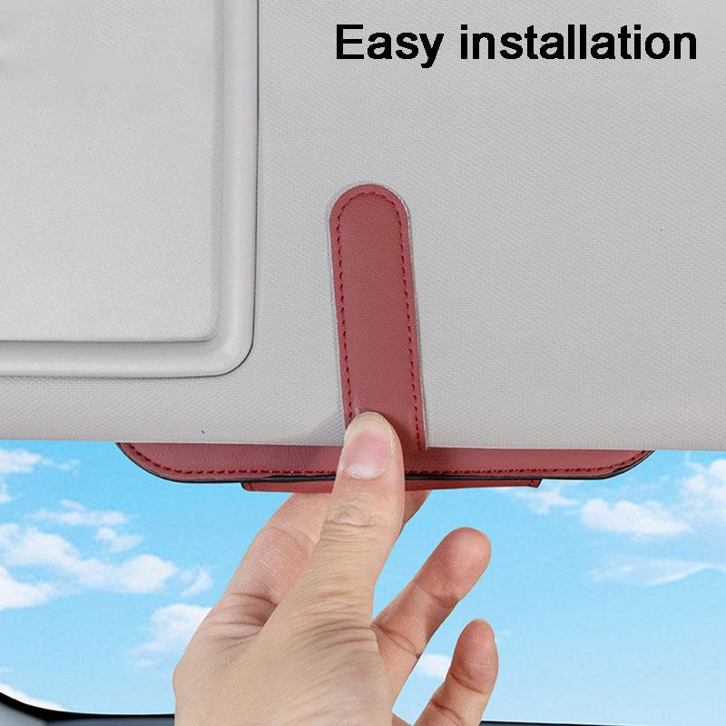 Car Sun Visor Glasses Case,leather Glasses Case for Vehicles,car Accessories,for Mercedes-Benz C180 C200 C260 C300 W108 W124