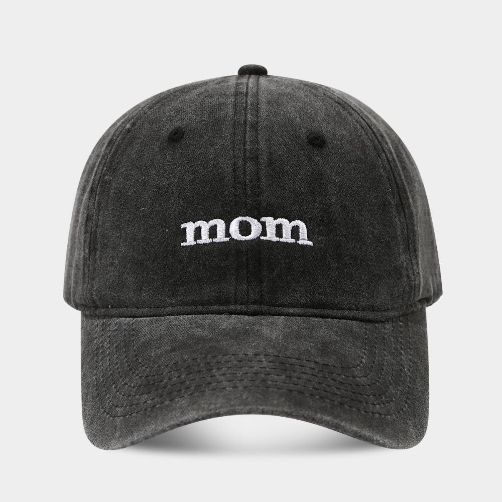 Adjustable Embroidery Baseball Cap Dad Mom Sunscreen Hats  For Man Women