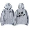 Korn Rock Band Hoodies WORLD TOUR Sweatshirts Men's Women's Korn Rock Fleece Zip Up Jackets Harajuku Long Sleeve Punk Streetwear