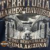 [USED] Vintage Harley-Davidson skull t-shirt with double-sided pockets.