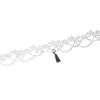 Mode Weiß Quaste Spitze Halsband Halskette Damen Retro Sexy Spitze Handgemachte Schlüsselbein Kette Halskette Mädchen Hals Schmuck