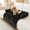 Winter Warm Calming Dog Bed Sofa Couch Cover Super Soft Plush Pet Blanket Mat for Small Medium Large Dogs Washable Cat Nest Cama