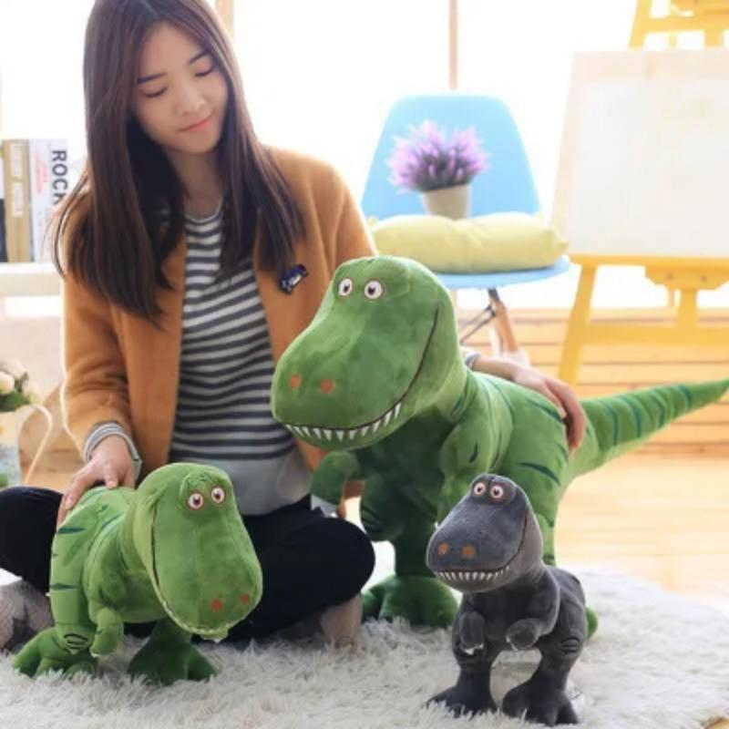 1pc 40-65cm New Dinosaur Plush Toys Cartoon Tyrannosaurus Cute Stuffed Dolls for Kids Children Boys Birthday Gift