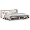 Solid Wood Bed without Mattress 200 x 200 cm Pine