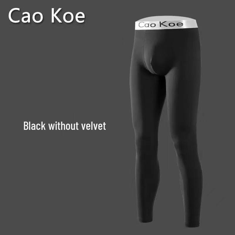 Men's Autumn/Winter Large Size Base Layer Pants - Warm, Tight Fit [Fleece Optional]
