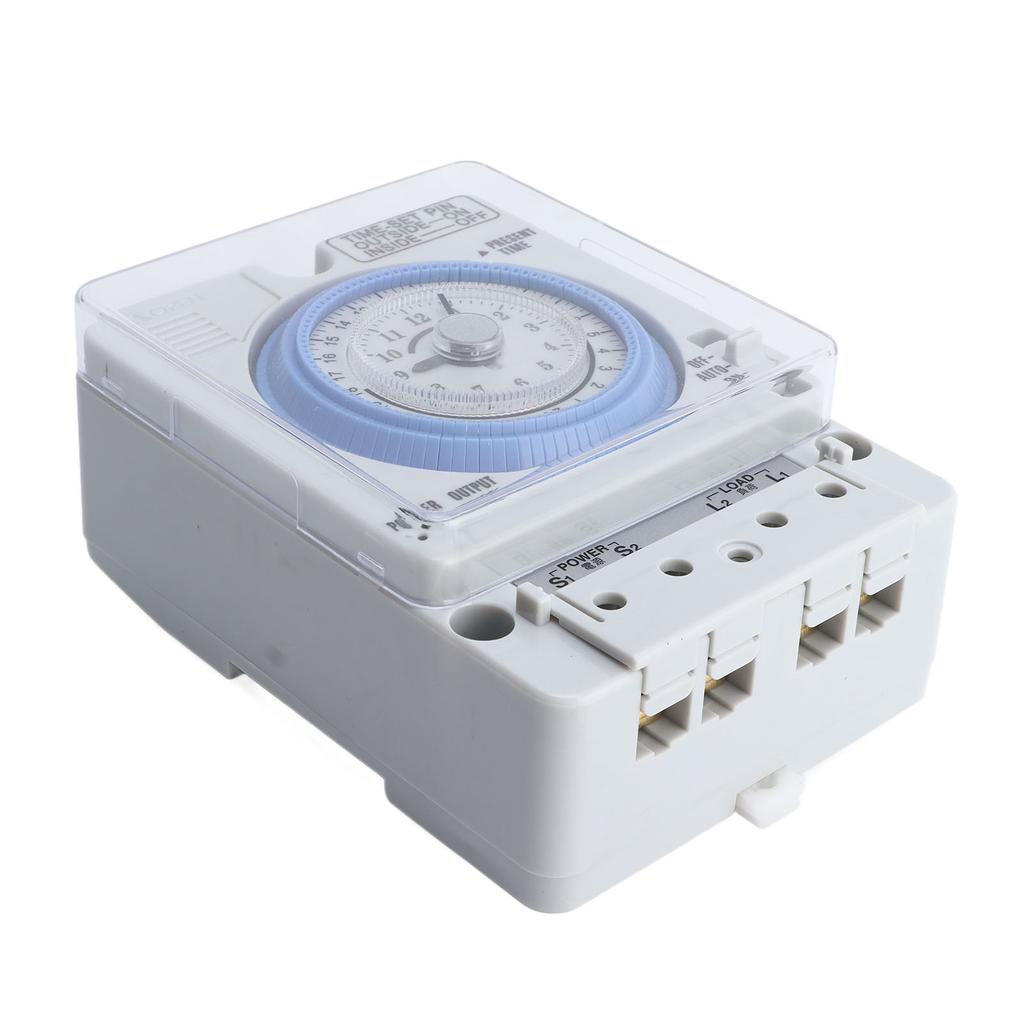 Timer Switch Mechanical Time Switch for Household Time Control Electronic Equipment Supplies 100V‑240V TB388