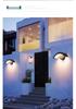 Minimalist Curved LED Outdoor Wall Lamp with Motion Sensor and Waterproof Design by San'an Optoelectronics.