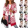 Women's Vintage Knit Cardigan Sweater Coat for Everyday Wear and Casual Outfits