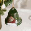 Iron Christmas Santa/Snowman Bells Hanging Pendant Home Festival Window Ornament Holidays Office Embellishment