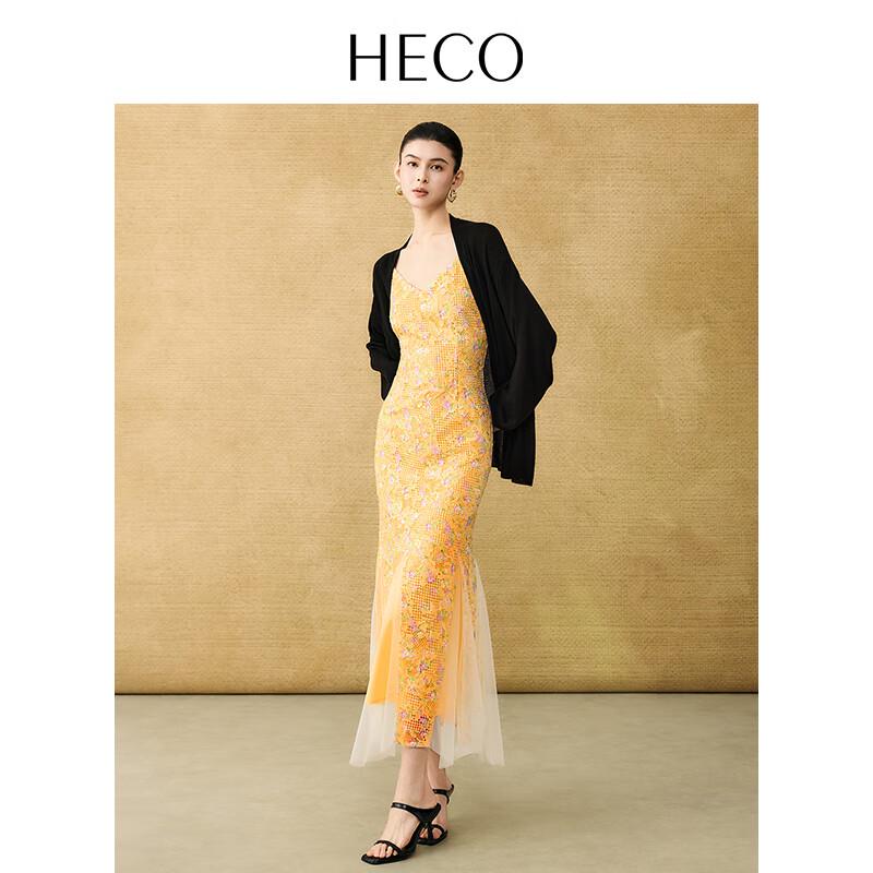 HECO Women's French Style Linen Blend Knit Cardigan