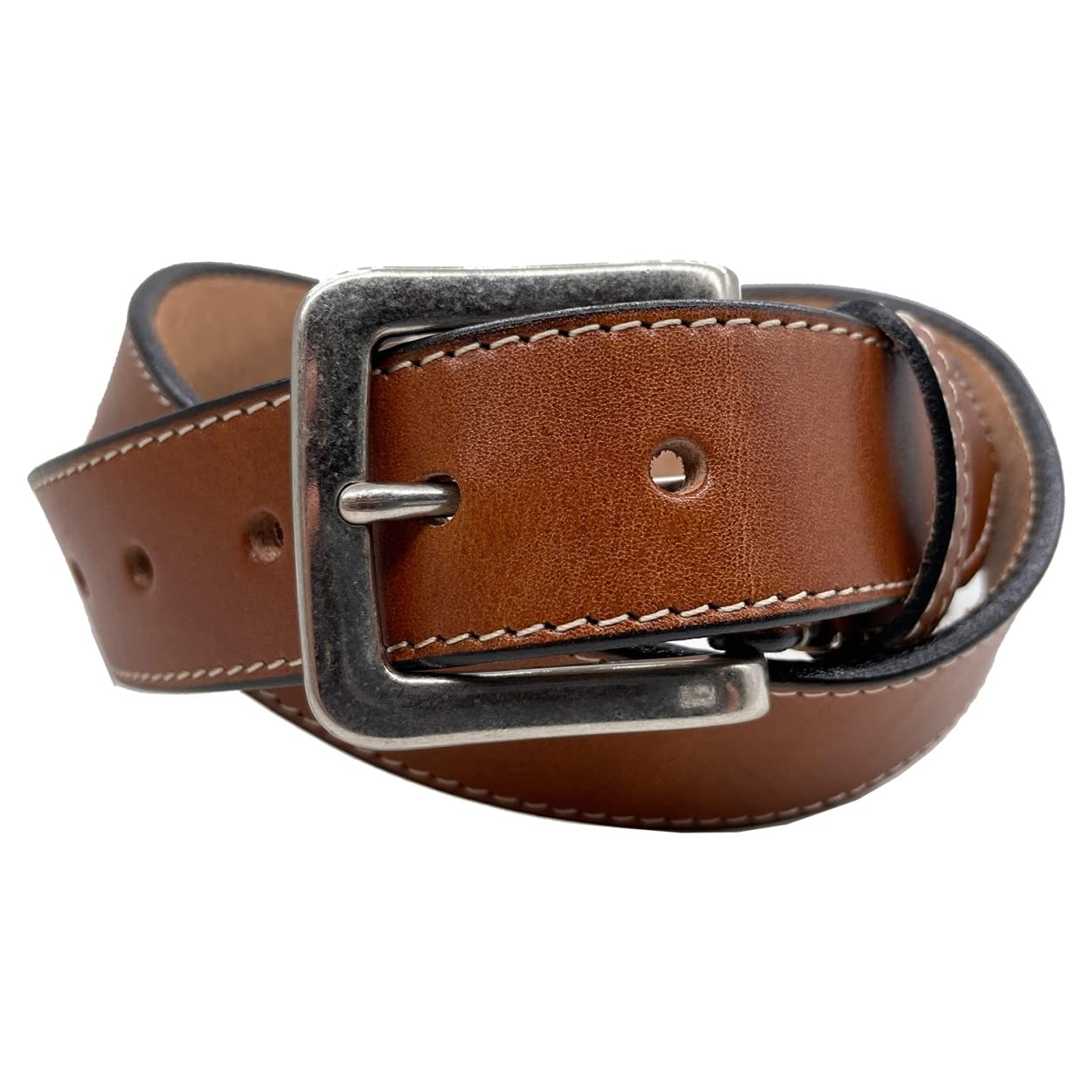 

WING LEATHER Пояс из кожи Tochigi со швом, 11 цветов, Натуральная кожа, Коровья кожа, Мужской, Сделано в Японии, Вышитый, Цветной шов, Однотонный,