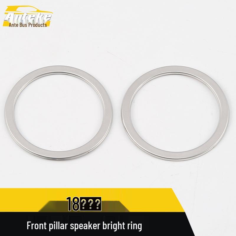 Buick Excelle Front A-Pillar Speaker Cover Trim for 18 Models - Stainless Steel Decorative Ring