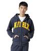 DAILY ZIP UP SWEAT PARKA LOGO 783-3931007 Men's L 120 Navy