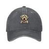 Personalized Cotton Peeking Dog Labrador Retriever Baseball Cap Women Unisex Breathable Pet Animal Dad Hat Sports