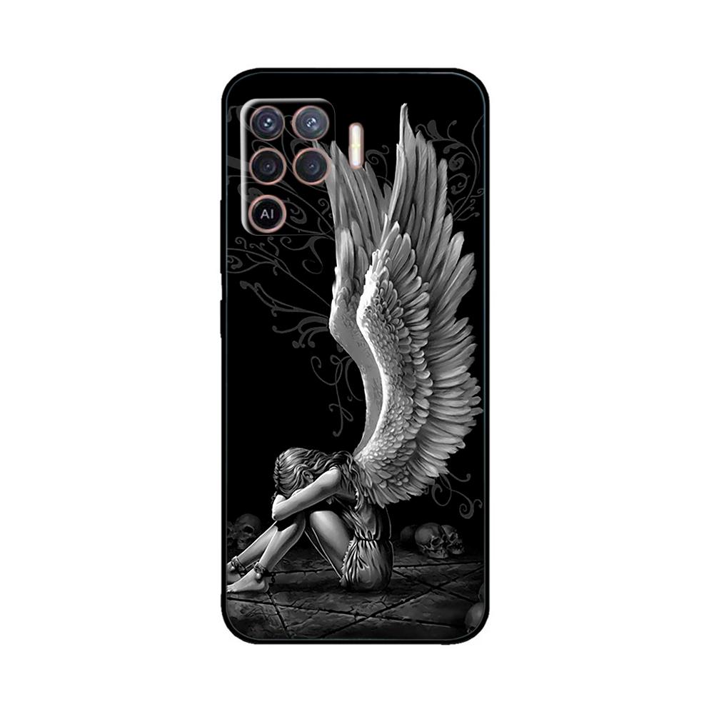 Cover per OPPO Reno 5 Lite Custodia Morbida in Silicone Fiori Bumper per OPPO Reno 5 F oppoA94 4G Custodie Reno 5 Lite Custodie per Telefono