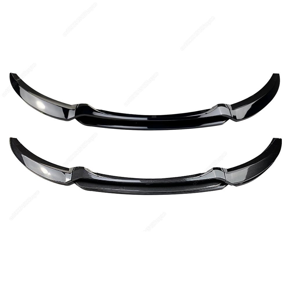 Car Front Bumper Splitter Lip For BMW 1 Series E82 E88 M-Sport Coupe/Cabrio 2007-2014 4Pcs Canard Spoiler Diffuser ABS Body Kits