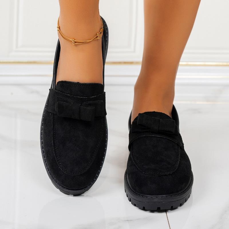 

Spring and autumn new one-pedal small leather shoes women s retro platform casual versatile single shoes 36