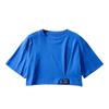 Harajuku Einfache einfarbig Crop Top Frauen Casual Kurzarm T shirt Sommer sexy lose junges mädchen kurze T-shirt tops koreanische kleidung