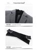 Men's Korean Style Mid-Length Wool Coat - Double-Sided, Thick, Suit Collar, Autumn/Winter Fashion.
