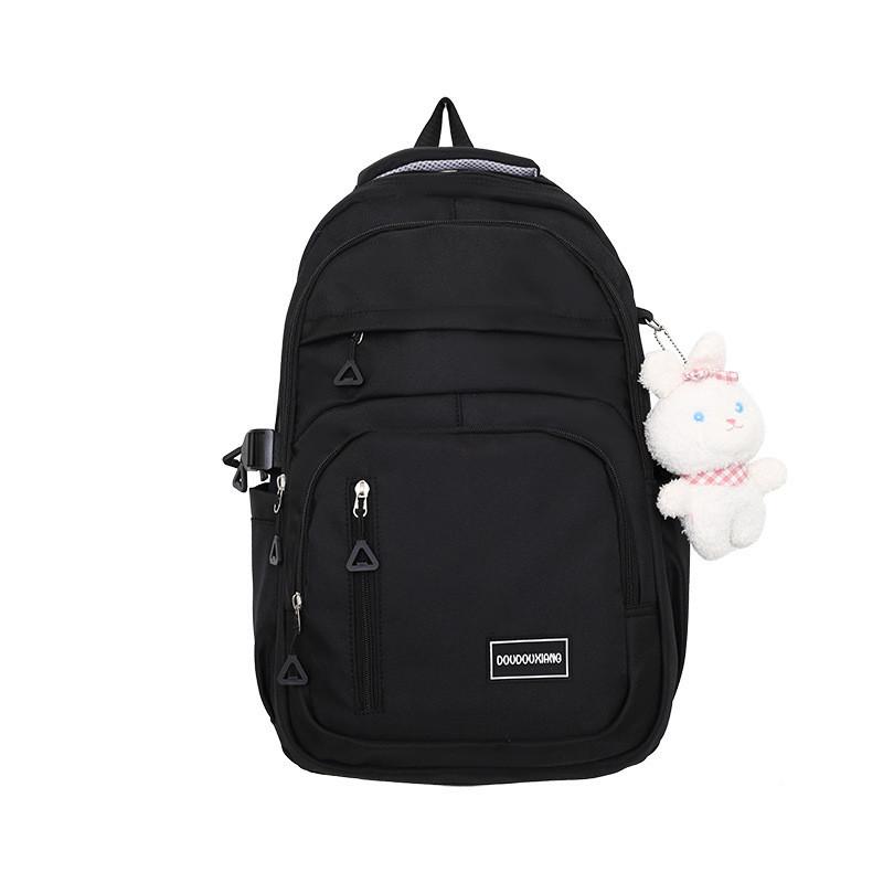 Large Capacity Lightweight Nylon Backpack For Girls High School College Students Ins School Bag