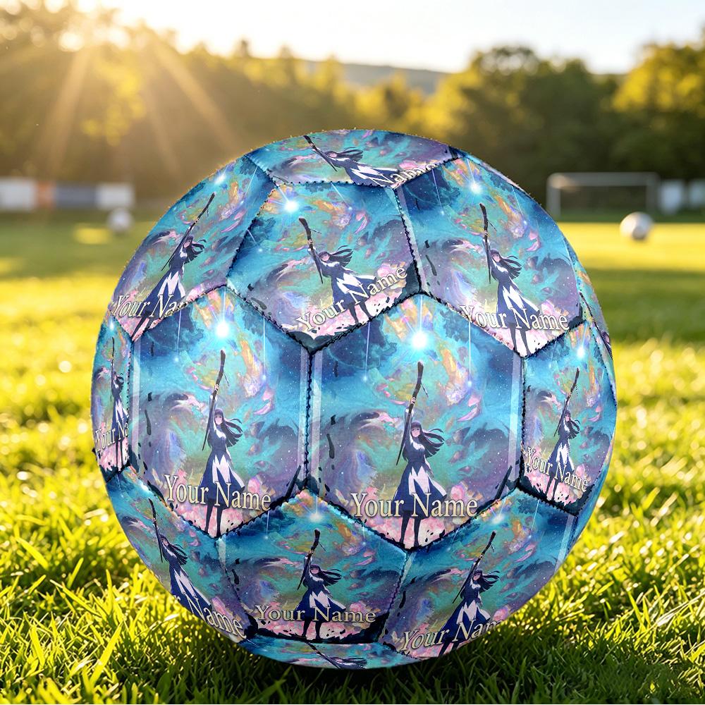 Size 5 FootballFrieren Beyond Journey's End Durable PU Soccer Ball for Sports Training Outdoor Competition