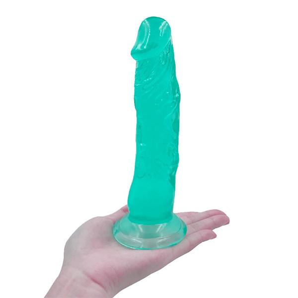 Simulation colorful dildo penis manual female masturbator adult sex toys