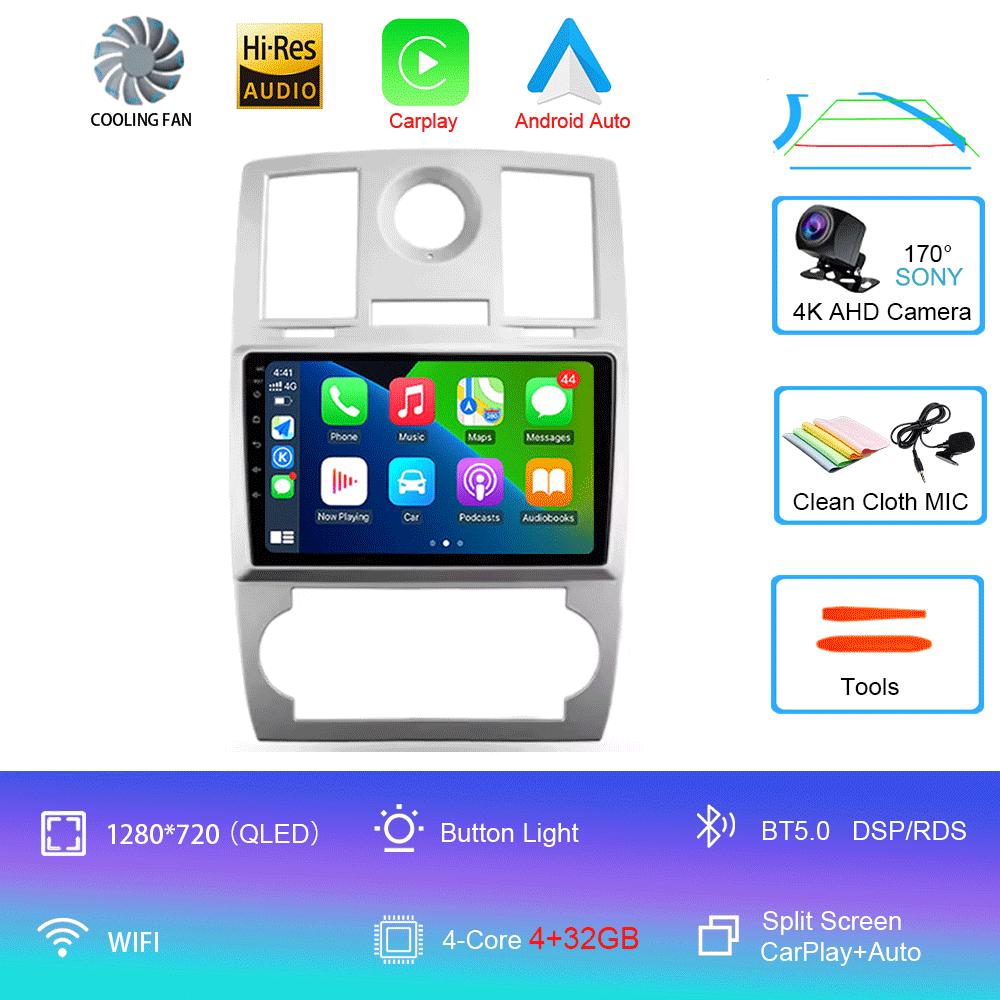 

Android 14 для Chrysler 300C 1 2004 - 2011 Автомобильный радиоприемник Мультимедиа Видеоплеер Навигация стерео GPS Нет 2din 2din DVD