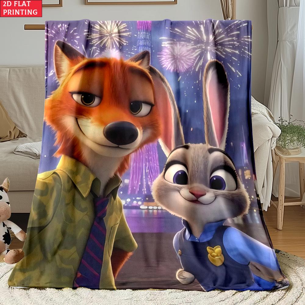 Judy & Nick Thin Flannel Blanket for Bedrooms,Living Rooms,Sofas Blankets,Lunch Breaks,Picnics,blankets Fluffy Blanket