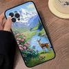 Elegant Peony Flower Phone Case For iPhone 16 15 14 13 12 Mini 11 Pro XS Max X XR SE 6 7 8 Plus Soft Silicone Cover