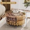 Multi layer Transparent Snacks Box Dust-proof Acrylic Dry Fruit Tray Candy Nut Storage Box Modern Living Room Sundries Container