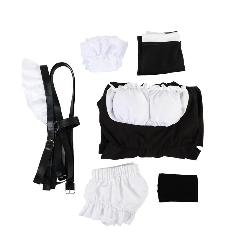 

Костюм монахини для косплея Женский нарядный набор Хэллоуин Вечеринка Ролевой наряд Взрослое платье монахини Черное нарядное платье для косплея XL XXL