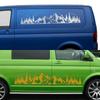 Car Sticker Van Camper Decor Decal Vinyl Mountain Forest Decoration For Truck Camper RV Bus Caravan Body Auto Tuning Accessories