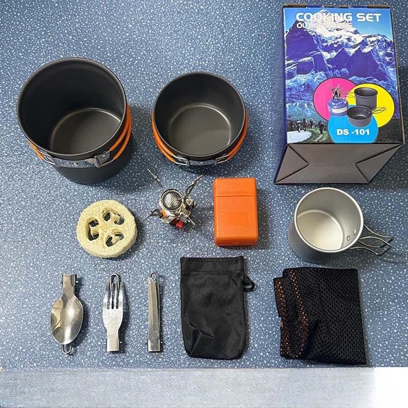 OLOEY Portable Camping Cookware Set