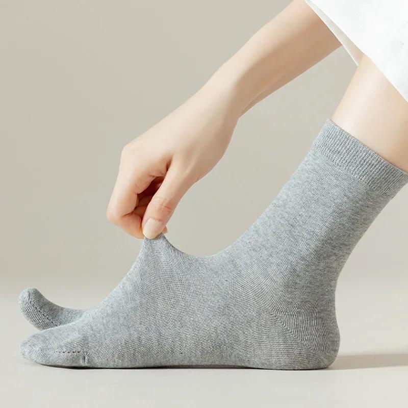 3 Paar=S Zehentrenner Socken Damen Herren Schweißresistent Rutschfest Geteilte Separate Tabi Zehen Socken Faser Deodorierend Lange Socken Einfarbige Schuh Socken