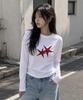 GRAVER ORDINARY [Odnr Unisex] Twins Star Long Sleeve T-Shirt_3Color