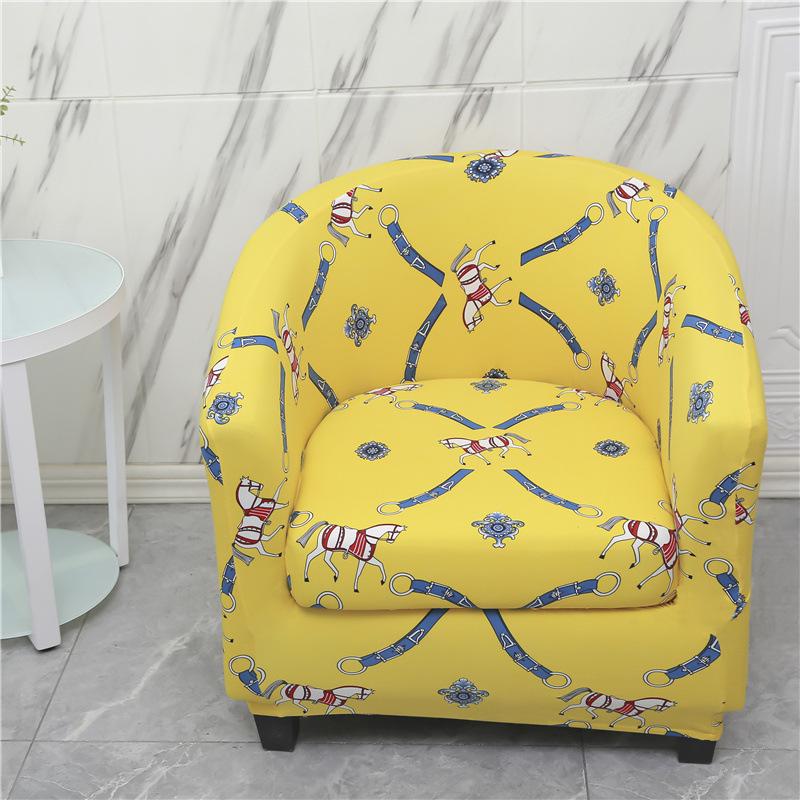 Stretch Single Sofa Slipcover Sofa Couch Cover Armchairs Chair Covers for Bar Counter with Seat Covers Funda De Sofá Individual
