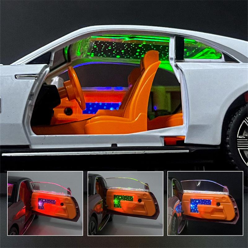 1:24 Spectre Alloy Luxy Car Model Diecast Metal Vehicles Car Model Sound and Light With Starry Sky Top Kids Toy Gift