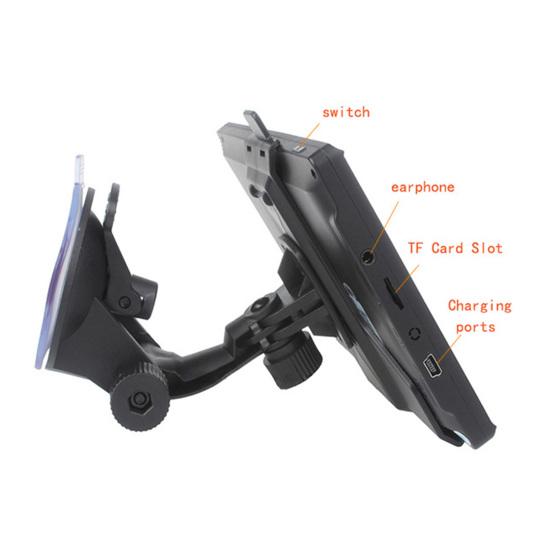 Car GPS Navigator 7-inch Touch Screen 2024 Voice Guidance Lifetime Free Updates 16GB