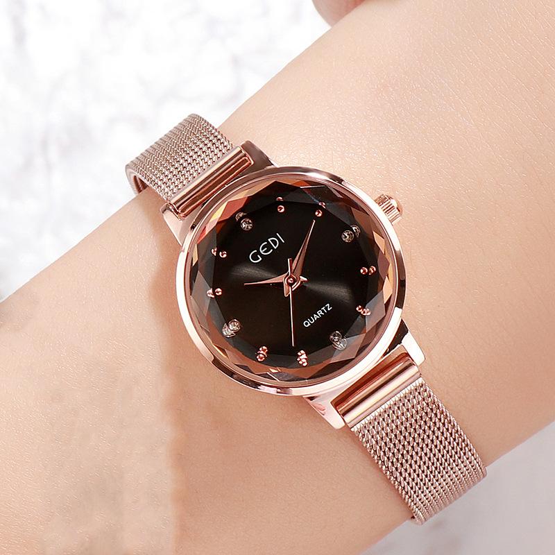 Small Student Watch, Simple Literary Waterproof Stainless Steel Mesh Belt Watch, Women'S Versatile Quartz Watch