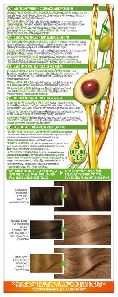 Garnier Color Naturals Haarcrème, Permanent, Voedende Kleur, Geen. 7
