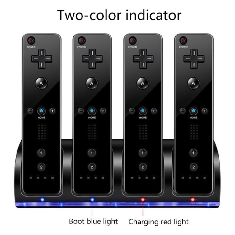 Charger Compatible for Game Console 4 Ports Charging Stand