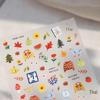 TENSOR Autumn Baking Cartoon Nail Stickers - Thin, Flexible, Self-Adhesive (TS-3831)