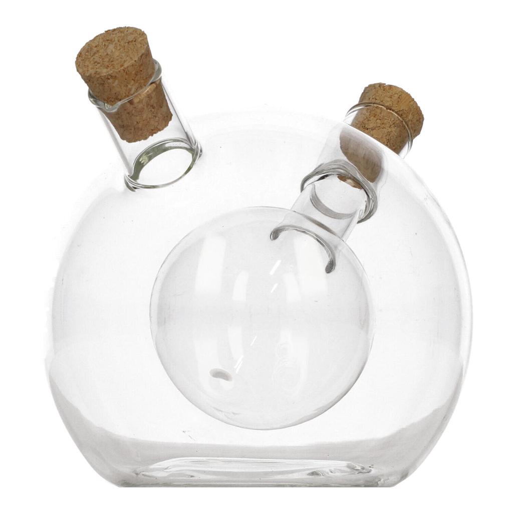 2 In 1 Glass Bottle For Oil And Vinegar 480 Ml