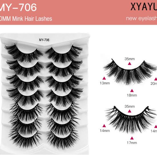 7 Pairs  Lashes Mink Individual Lashes Magnetic Lashes Lashes Extension Lashes That Look Like Extensions Lashes Extension Hk  Lashes Natural Look