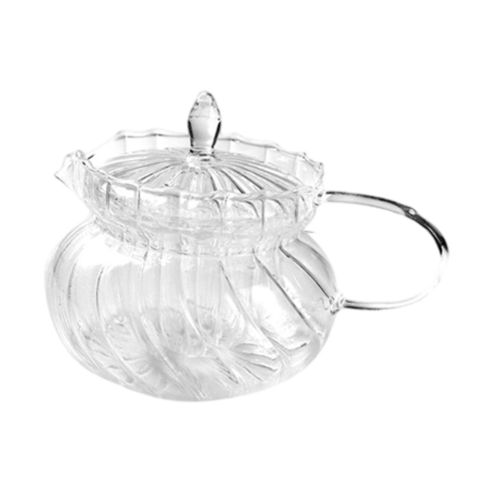 

Glass Teapot Tea Glassware Borosilicate Long Last Use Removable Tea Strainer чистый